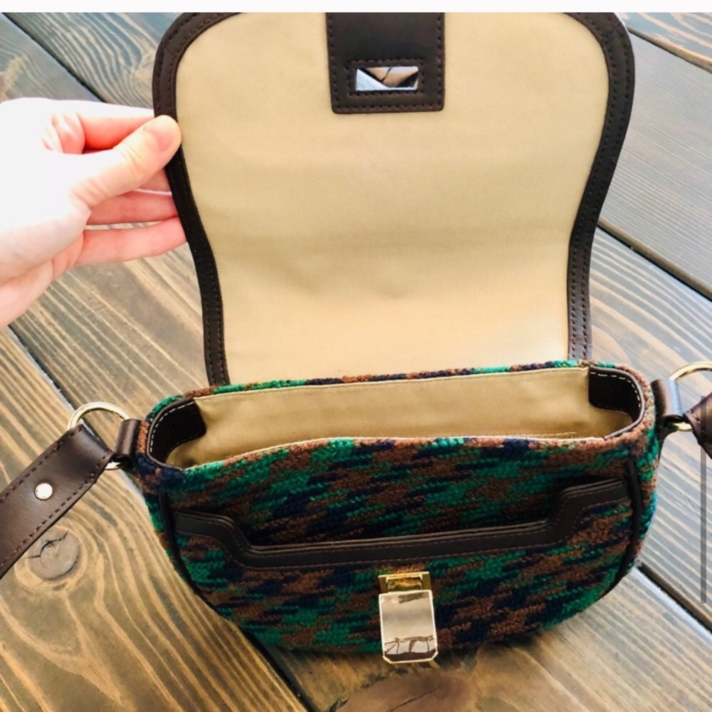 NWOT Talbots crossbody purse w/ knitted exterior - Picture 5 of 7